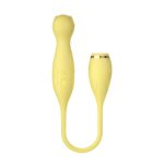 VIBRADOR CUTE CAT LILO DOBLE FUNCIÓN – ESTIMULACIÓN DE PUNTO G Y CLITORIAL POR MEDIO DE ONDAS – (RECARGABLE USB) 